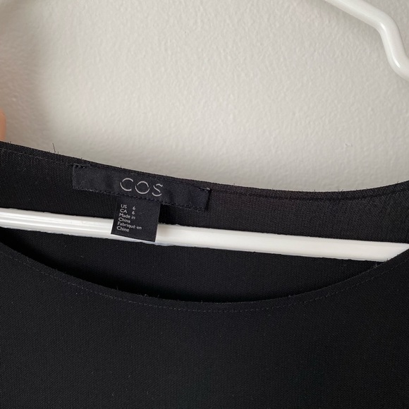 Black COS high low dress - Picture 5 of 5